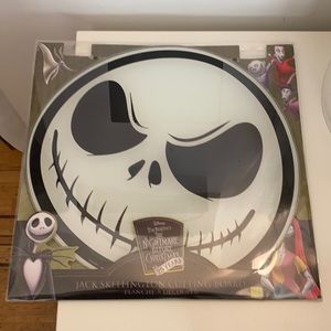 Jack Skellington glass cutting board